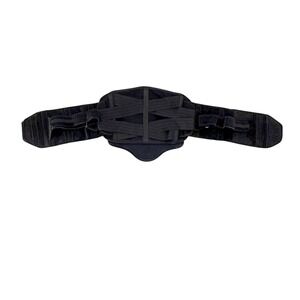 Lumbar Support Back Brace XL Black Adjustable Pulley Compression Belt